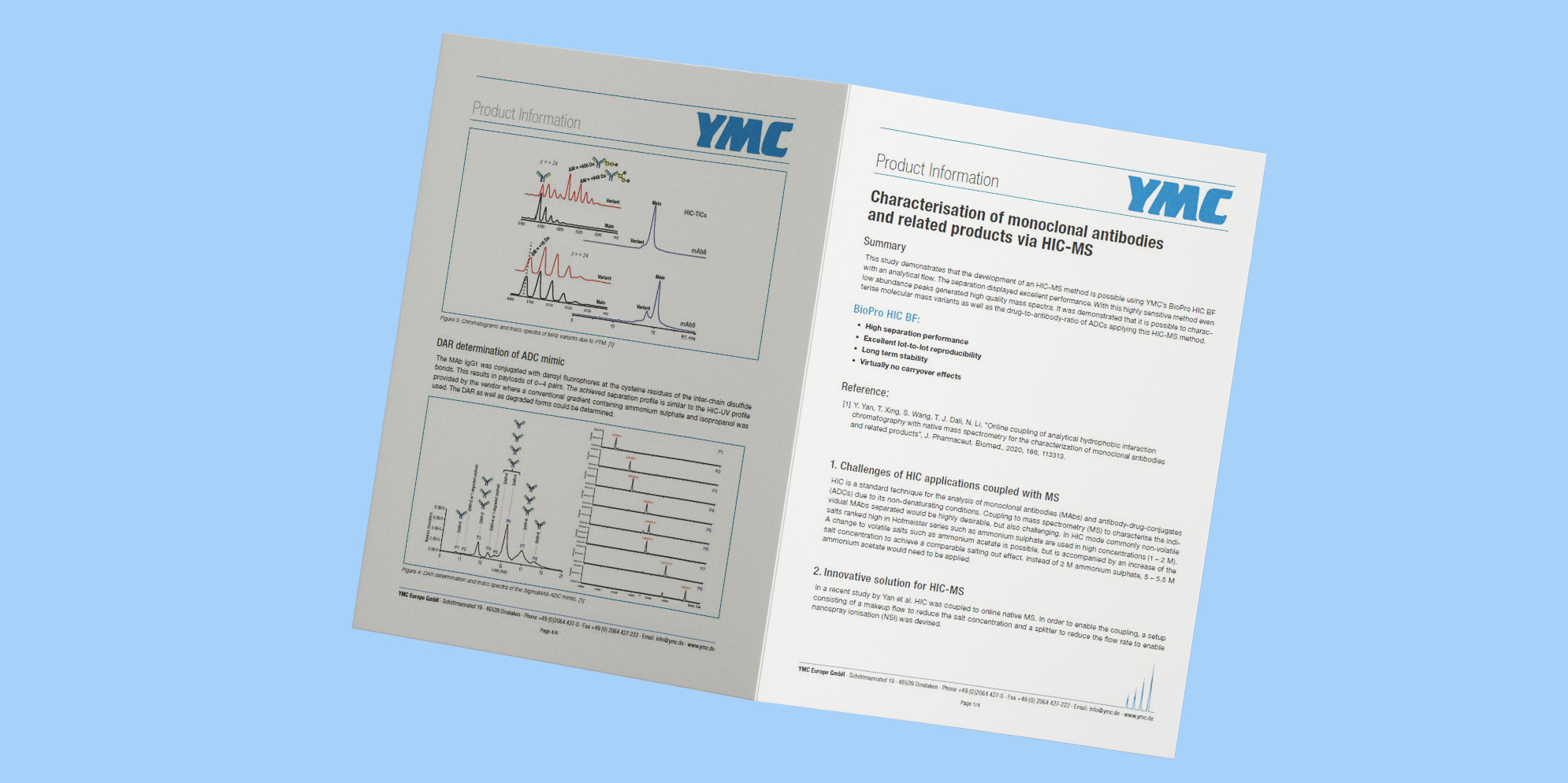 Characterisation of monoclonal antibodies via HIC-MS